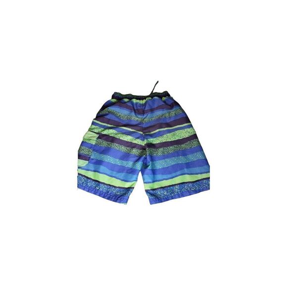 Boys Nike Swim Trunks Blue/Green YSM - Picture 2 of 4